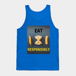 Eat Pasta Responsibly Tank Top